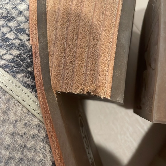 SOFFT Abena Snake Print taupe Leather Ankle Bootie 7.5 - Picture 6 of 12